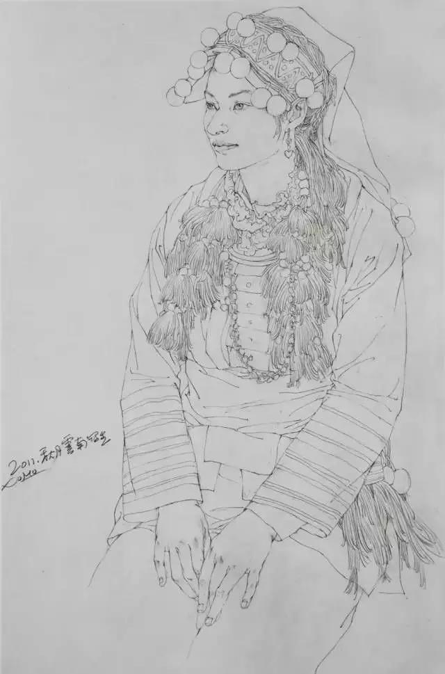 1575016617568466.jpg 中国美术学院徐默教授在永利集团进行人物线描